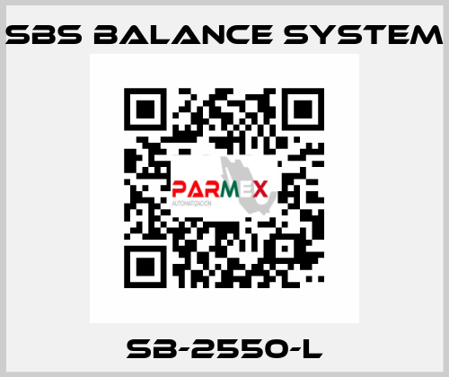 SB-2550-L SBS BALANCE SYSTEM