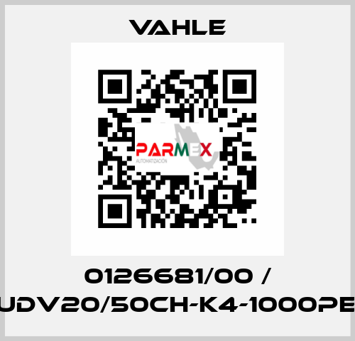 0126681/00 / DT-UDV20/50CH-K4-1000PE-CB Vahle