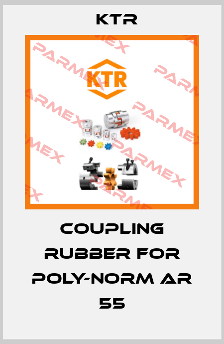 coupling rubber for Poly-Norm AR 55 KTR
