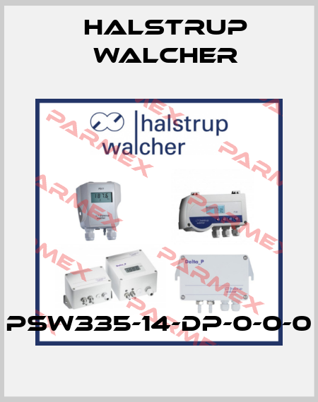 PSW335-14-DP-0-0-0 Halstrup Walcher