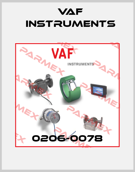0206-0078 VAF Instruments
