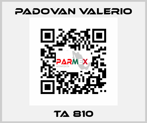 TA 810 PADOVAN VALERIO