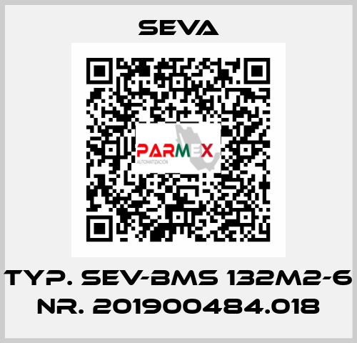 Typ. SEV-BMS 132M2-6 Nr. 201900484.018 SEVA