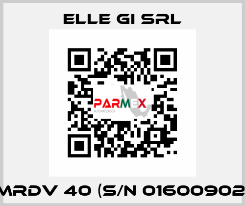 MRDV 40 (S/N 01600902) ELLE GI SRL