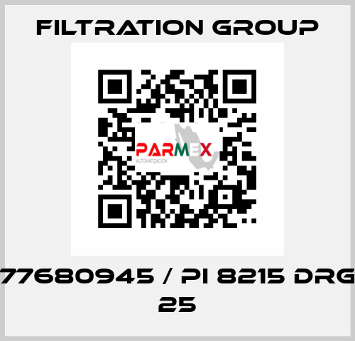 77680945 / PI 8215 DRG 25 Filtration Group