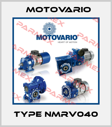 Type NMRV040 Motovario