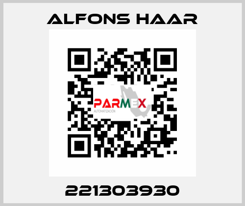 221303930 ALFONS HAAR