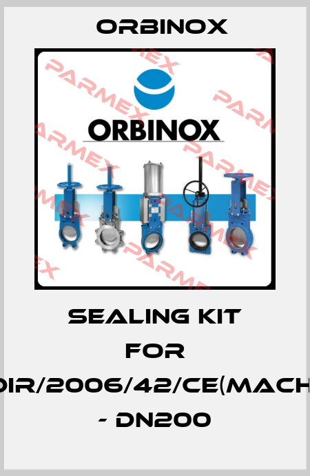 sealing kit for DIR/2006/42/CE(MACH) - DN200 Orbinox