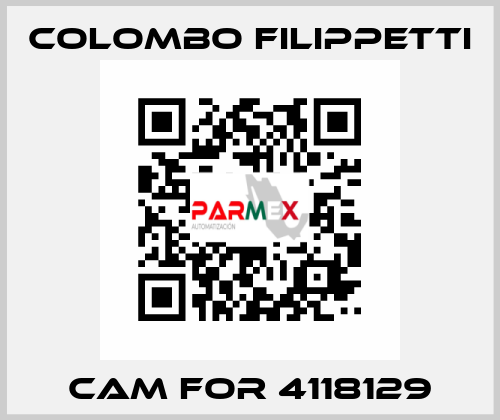 Cam for 4118129 Colombo Filippetti