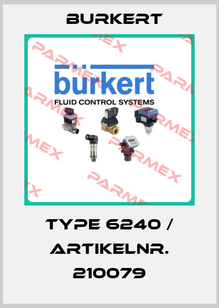 Type 6240 / Artikelnr. 210079 Burkert