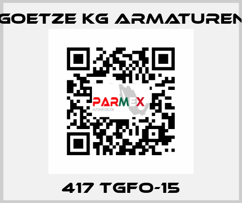 417 tGFO-15 Goetze KG Armaturen