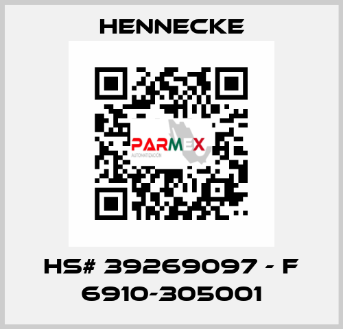 HS# 39269097 - F 6910-305001 Hennecke