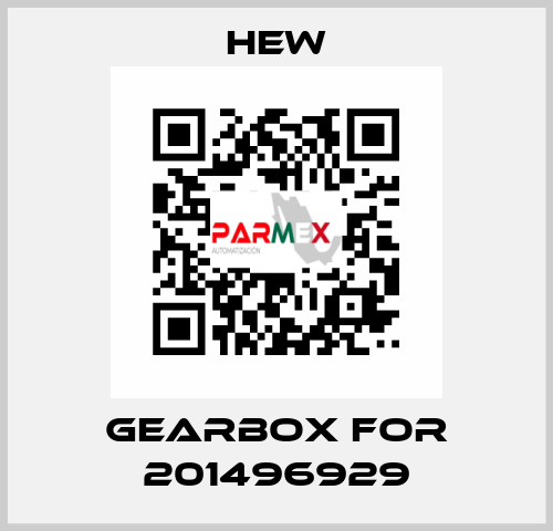 Gearbox for 201496929 HEW