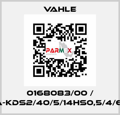 0168083/00 / SA-KDS2/40/5/14HS0,5/4/6/6 Vahle