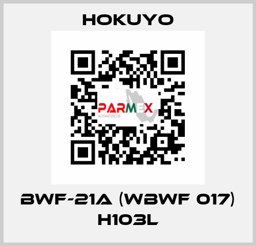 BWF-21A (WBWF 017) H103L Hokuyo