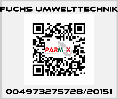 004973275728/20151 Fuchs Umwelttechnik