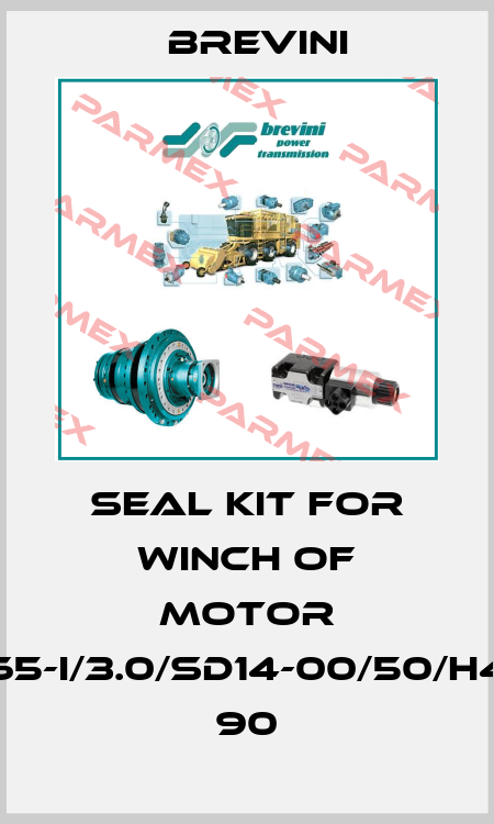 seal kit for winch of motor EGO065-I/3.0/SD14-00/50/H4VA34 90 Brevini