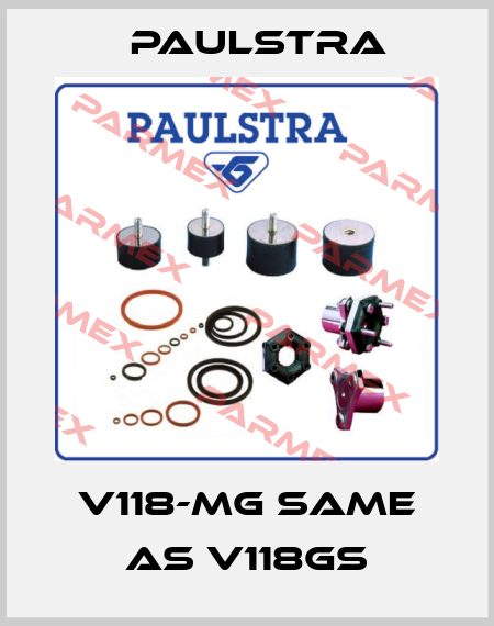 V118-MG same as V118GS Paulstra