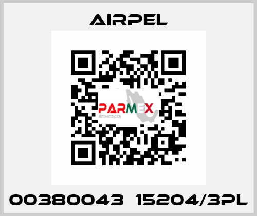 00380043  15204/3PL Airpel