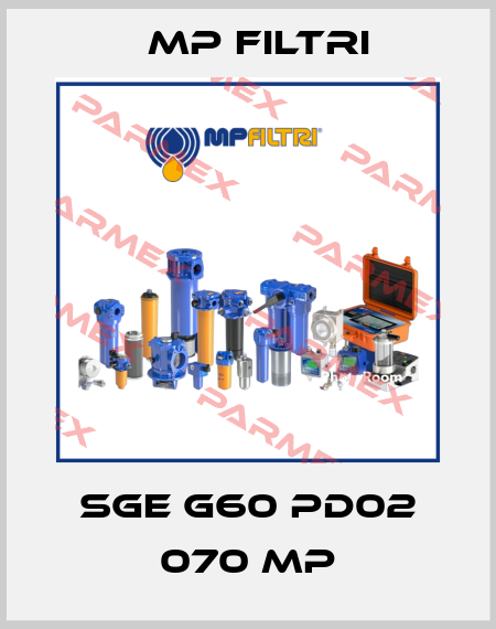 SGE G60 PD02 070 MP MP Filtri