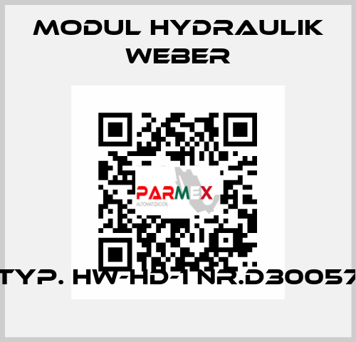 Typ. HW-HD-1 Nr.D30057 MODUL HYDRAULIK WEBER