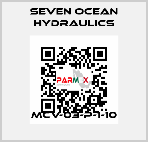 MCV-03-P-1-10 Seven Ocean Hydraulics