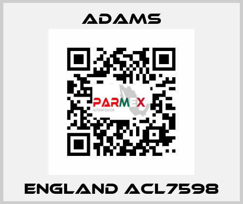 ENGLAND ACL7598 ADAMS