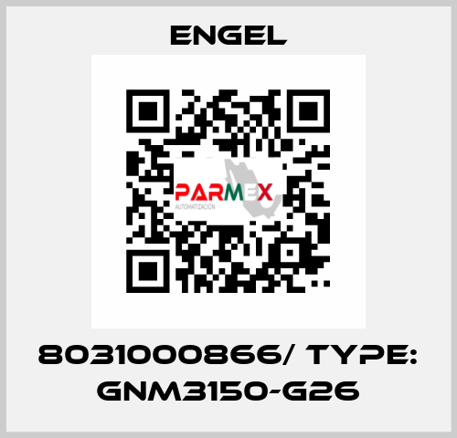 8031000866/ TYPE: GNM3150-G26 ENGEL