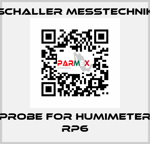 Probe for Humimeter RP6 Schaller Messtechnik