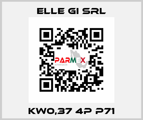 Kw0,37 4p p71 ELLE GI SRL