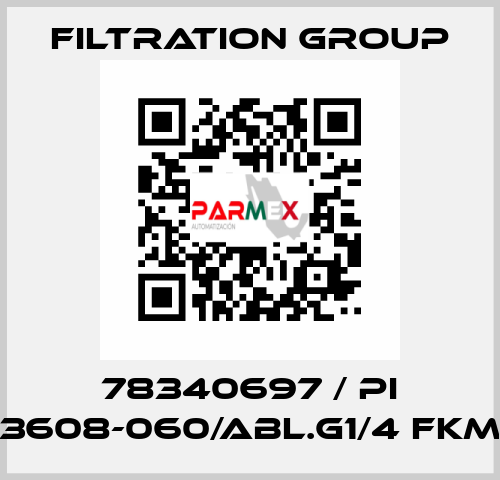 78340697 / PI 3608-060/ABL.G1/4 FKM Filtration Group