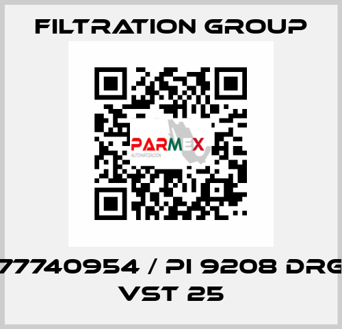 77740954 / PI 9208 DRG VST 25 Filtration Group