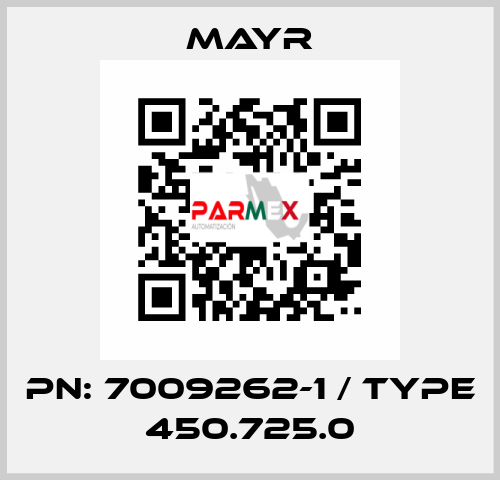 PN: 7009262-1 / Type 450.725.0 Mayr