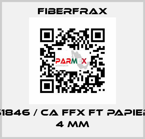 51846 / CA FFX FT PAPIER 4 MM Fiberfrax