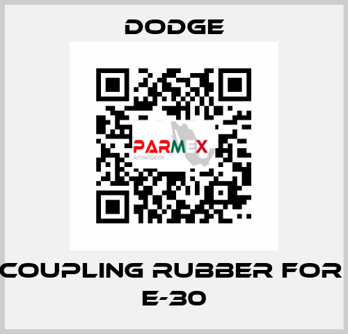 COUPLING RUBBER for  E-30 Dodge