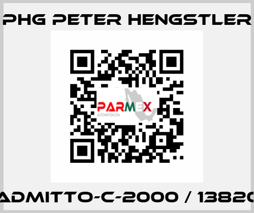 ADMITTO-C-2000 / 13820 phg Peter Hengstler