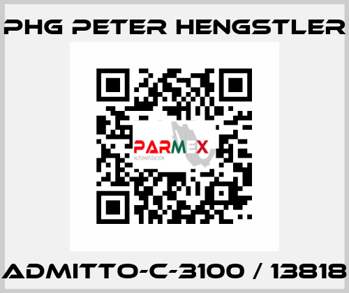 ADMITTO-C-3100 / 13818 phg Peter Hengstler