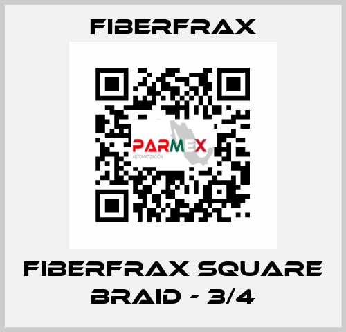 Fiberfrax Square Braid - 3/4 Fiberfrax