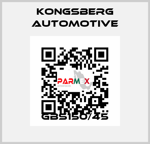 GBS150/45 Kongsberg Automotive