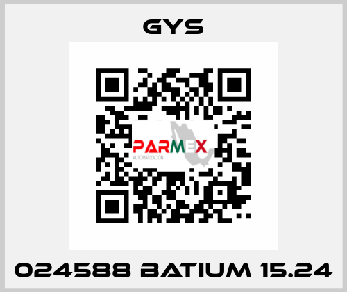 024588 BATIUM 15.24 GYS