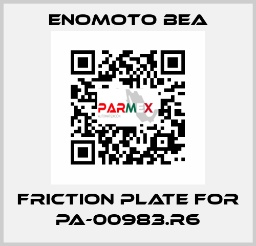 Friction Plate for PA-00983.R6 Enomoto BeA