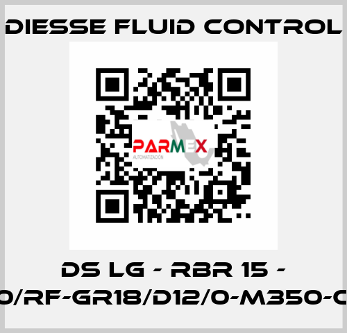 DS LG - RBR 15 - 25/40/RF-GR18/D12/0-M350-CS/CS DIESSE Fluid Control