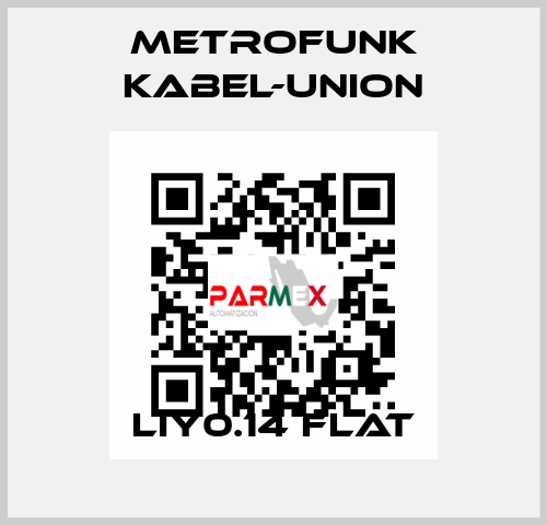 LiY0.14 flat METROFUNK KABEL-UNION