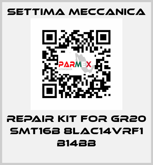 Repair kit for GR20 SMT16B 8LAC14VRF1 B14BB Settima Meccanica