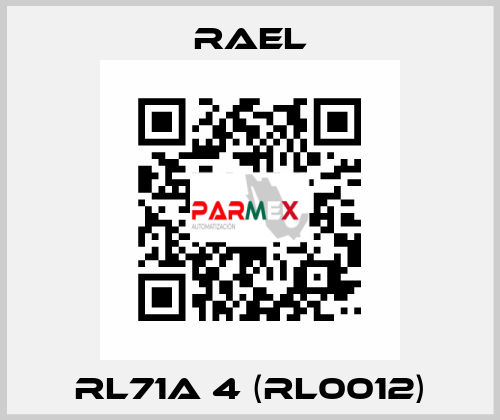 RL71A 4 (RL0012) RAEL