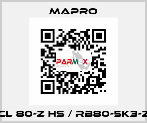 CL 80-Z HS / RB80-5K3-Z Mapro