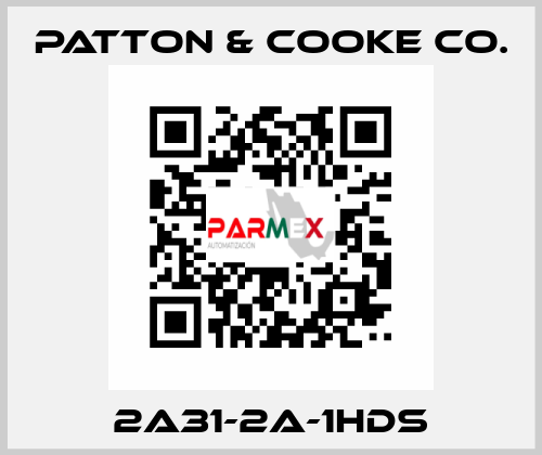 2A31-2A-1HDS Patton & Cooke Co.