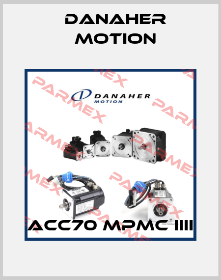 ACC70 MPMC IIII Danaher Motion