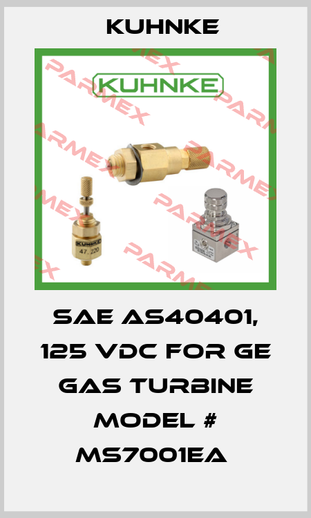 SAE AS40401, 125 VDC FOR GE GAS TURBINE MODEL # MS7001EA  Kuhnke