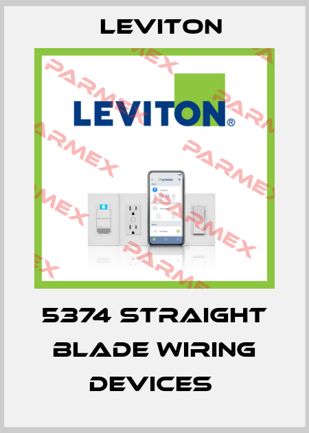 5374 Straight Blade Wiring Devices  Leviton
